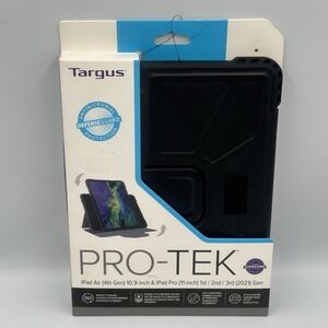 Targus Pro-Tek iPad Pro (11") 1 /2/3 Gen & Air Case Folio Black Magnetic Closure